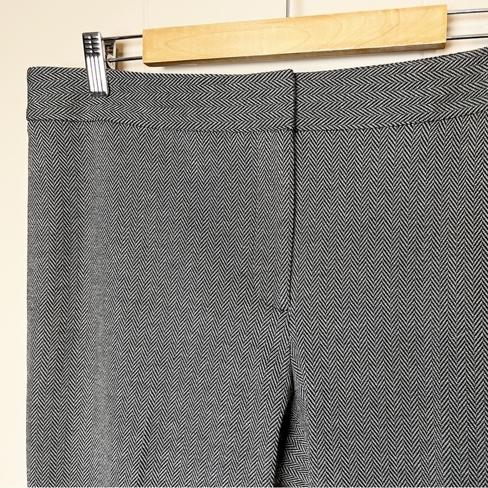 Talbots Italian Luxe Knit Herringbone Straight Leg Pants 12P 12 petite career‎ - Picture 4 of 12